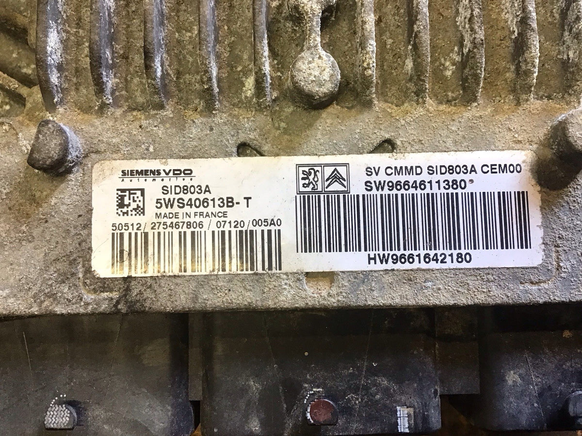 PEUGEOT EXPERT CITROEN 2.0 HDI ENGINE CONTROL UNIT ECU 96646113803