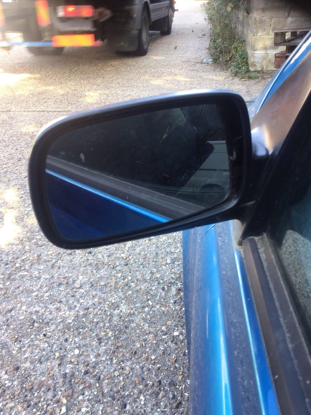TOYOTA YARIS MK1 PASSENGER'S SIDE N/S DOOR MIRROR BLACK 2001 20065
