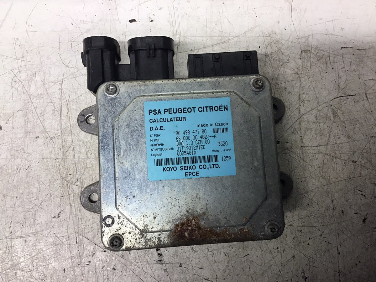 CITROEN C3 ELECTRIC  STEERING ECU 9649847780 2003 20100