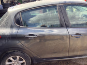 PEUGEOT 208 DRIVER'S SIDE REAR DOOR SHARK GREY KTP 2012 20182