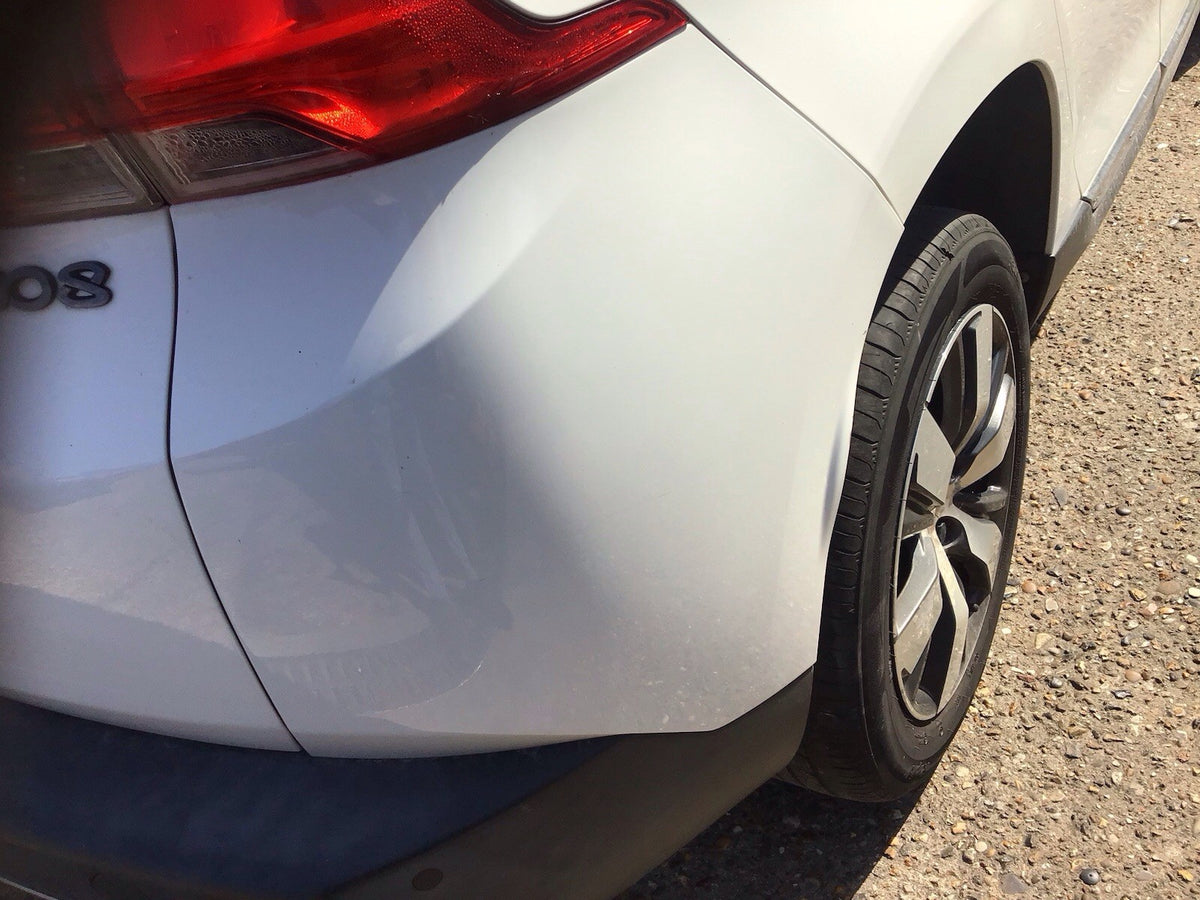 PEUGEOT 2008 MK1 REAR BUMPER IN BANQUISE WHITE PAINT CODE EWP 2013 20198