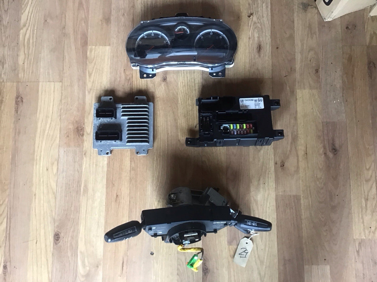 VAUXHALL CORSA D 1.4 PETROL ECU KIT 55485172 AB28 A12XER 2010 20140