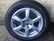 VOLKSWAGEN POLO 6R  ALLOY WHEEL 15" 6R0601025M  TYRE 195X55X15 2009 20170
