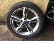 FORD FOCUS MK3.5 ALLOY WHEEL 17'' CM5J FB AND TYRE 215X50X17  2014 20182