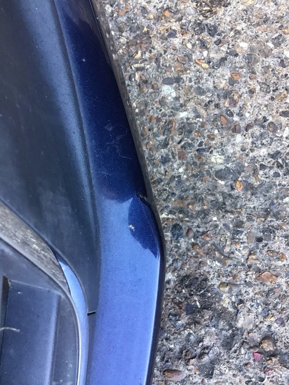 VOLKSWAGEN SHARAN MK2 FRONT BUMPER IN NIGHT BLUE LH5X  2010 20239