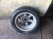 VOLKSWAGEN POLO 6R  ALLOY WHEEL 15" 6R0601025M  TYRE 195X55X15 2009 20177