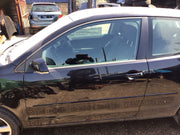 VOLKSWAGEN POLO 9N3 PASSENGERS SIDE N/S FRONT DOOR DIAMOND BLACK LC9Z 2005 20081