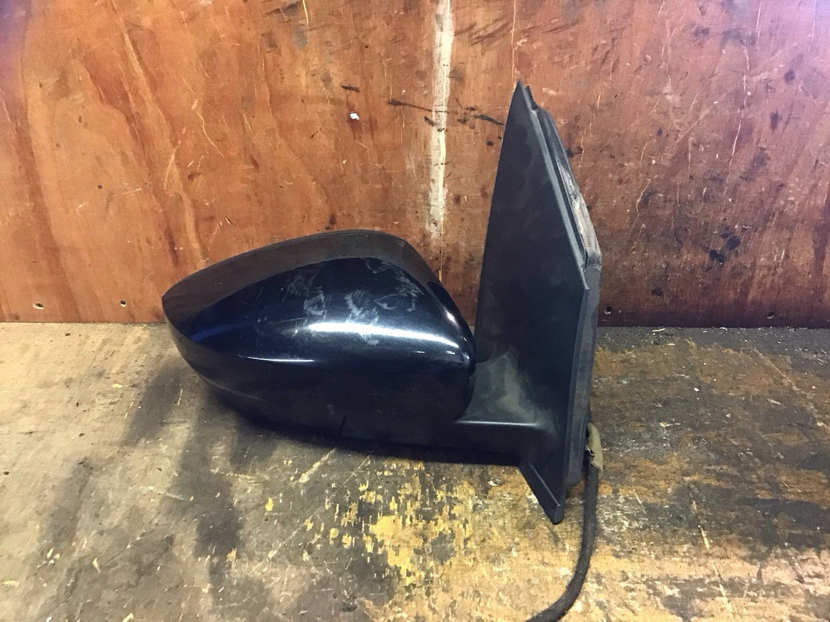 VOLKSWAGEN POLO 6R DRIVERS SIDE O/S WING MIRROR BLACK PEARL LC9X  2009 20172