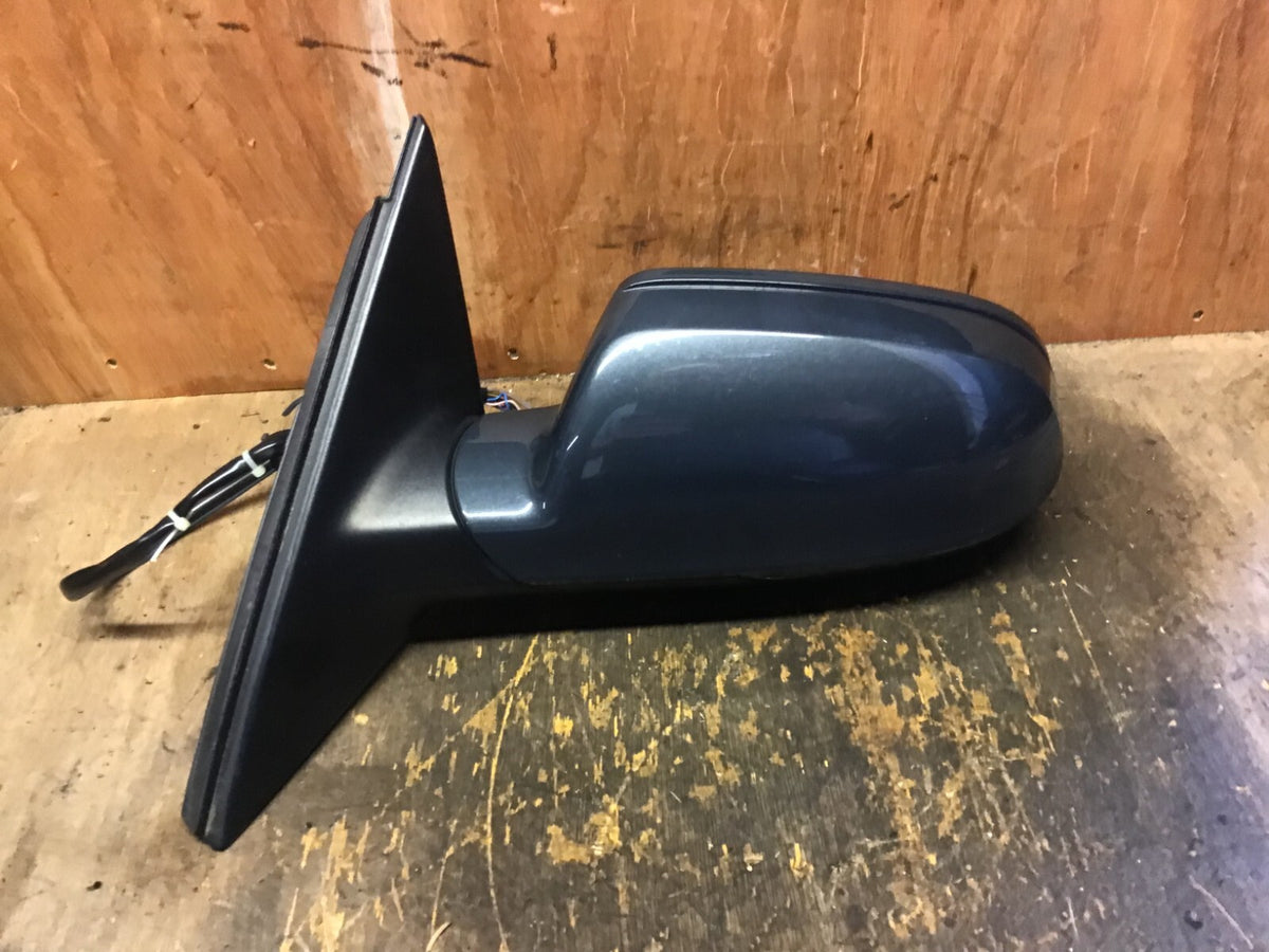 AUDI A4 B8 ESTATE PASSENGER SIDE N/S DOOR MIRROR METEOR GRAY METALLIC LZ7H 08 151