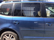 VOLKSWAGEN TOURAN DRIVER'S SIDE O/S REAR DOOR PACIFIC BLUE LA5J  2010 20153