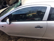 VAUXHALL CORSA D PASSENGERS SIDE N/S DOOR SILVER MATELLIC Z157 3 DOOR 2006 20144