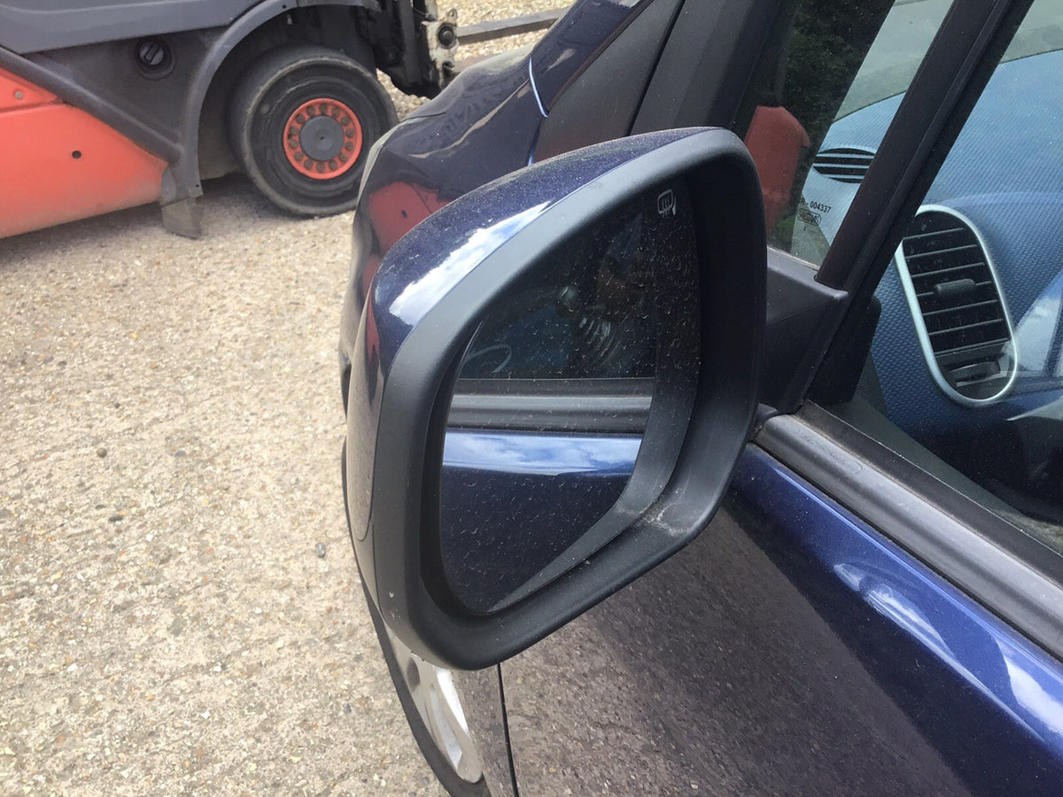 VAUXHALL AGILA B PASSENGER SIDE DOOR MIRROR ATLANTA BLUE METALLIC GBX 2008 20152