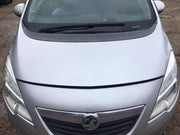 VAUXHALL MERIVA B BONNET IN SILVER PAINT CODE Z157 2AU  2010-20171