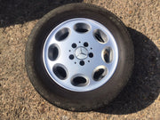 MERCEDES S CLASS W126 ALLOY WHEEL 15'' TYRE 8 HOLE 225X60X15 1980 19911
