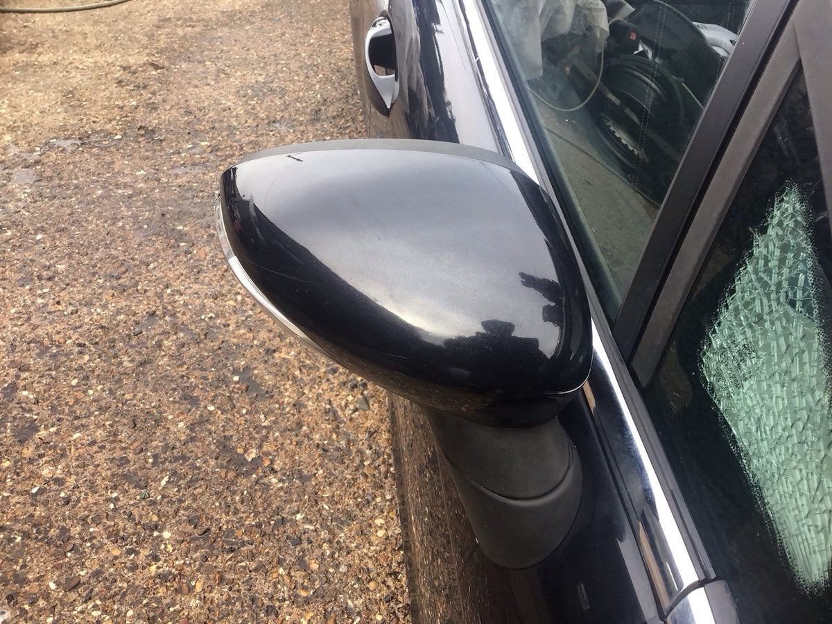 FORD FIESTA MK7 DRIVER'S  SIDE O/S DOOR MIRROR PANTHER BLACK METALLIC 2009 20121