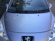 PEUGEOT 207 BONNET SILVER METALLIC PAINT CODE EZR 2006-20122
