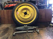 HONDA JAZZ MK2  SPARE WHEEL 14'' STEEL RIM TYRE 115X70X14 WITH TOOL KIT 08 20202