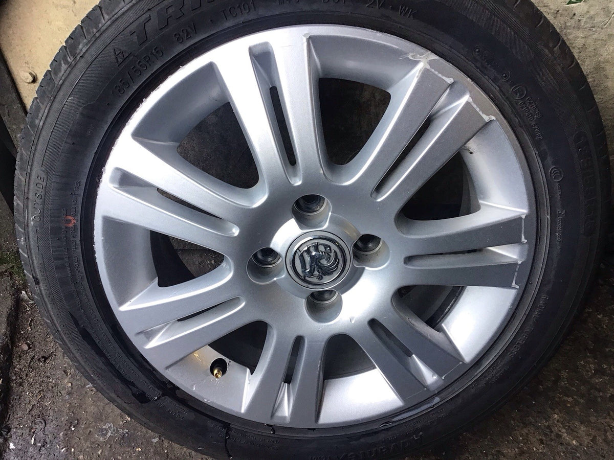 VAUXHALL CORSA C ALLOY WHEEL 15'' TYRE 185X55X15 13226744 2006 20143
