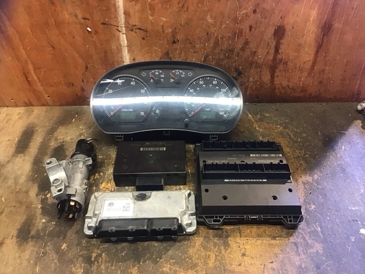 VOLKSWAGEN POLO 9N3 1.4 PETROL ECU KIT 03C906024AD BUD 2005 20091
