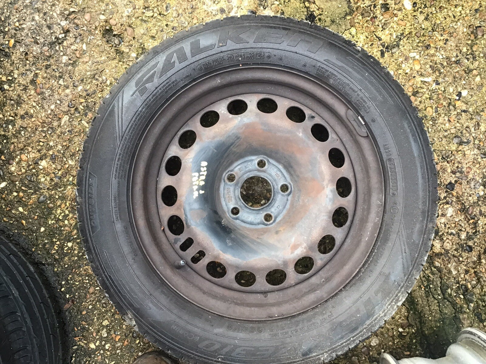 VAUXHALL ASTRA J  SPARE WHEEL 16'' STEEL RIM 2160142 TYRE 205X60X16  2010 20150