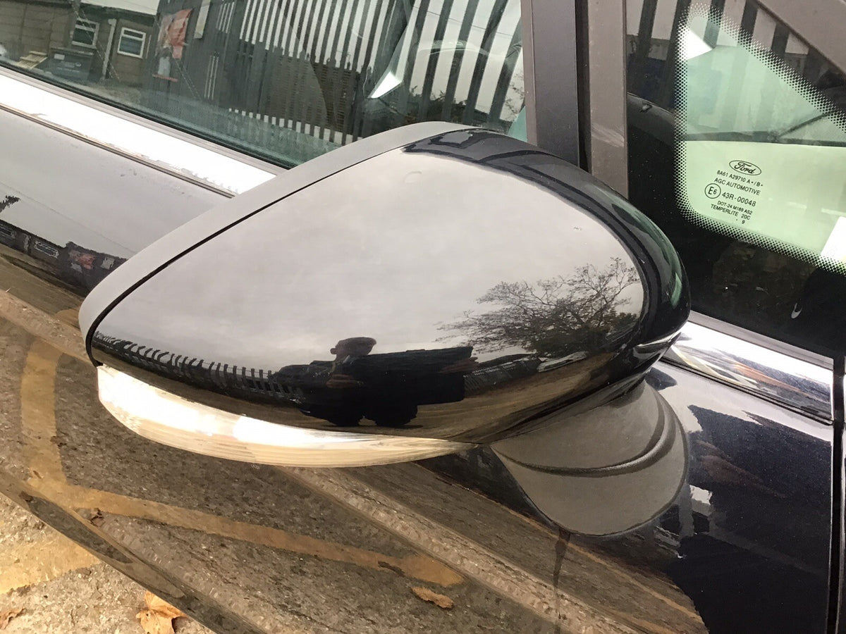 FORD FIESTA MK7 DRIVER'S SIDE O/S DOOR MIRROR BLACK 2009 20122