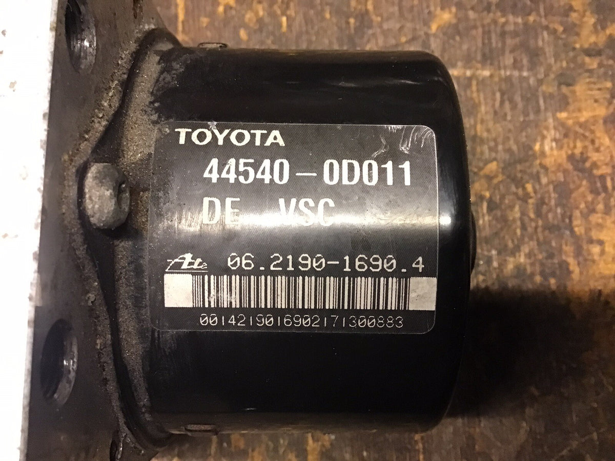 TOYOTA YARIS MK2 ABS PUMP MODULE 44540 0D011 ATE 06.2190 1690.4 2005 20112
