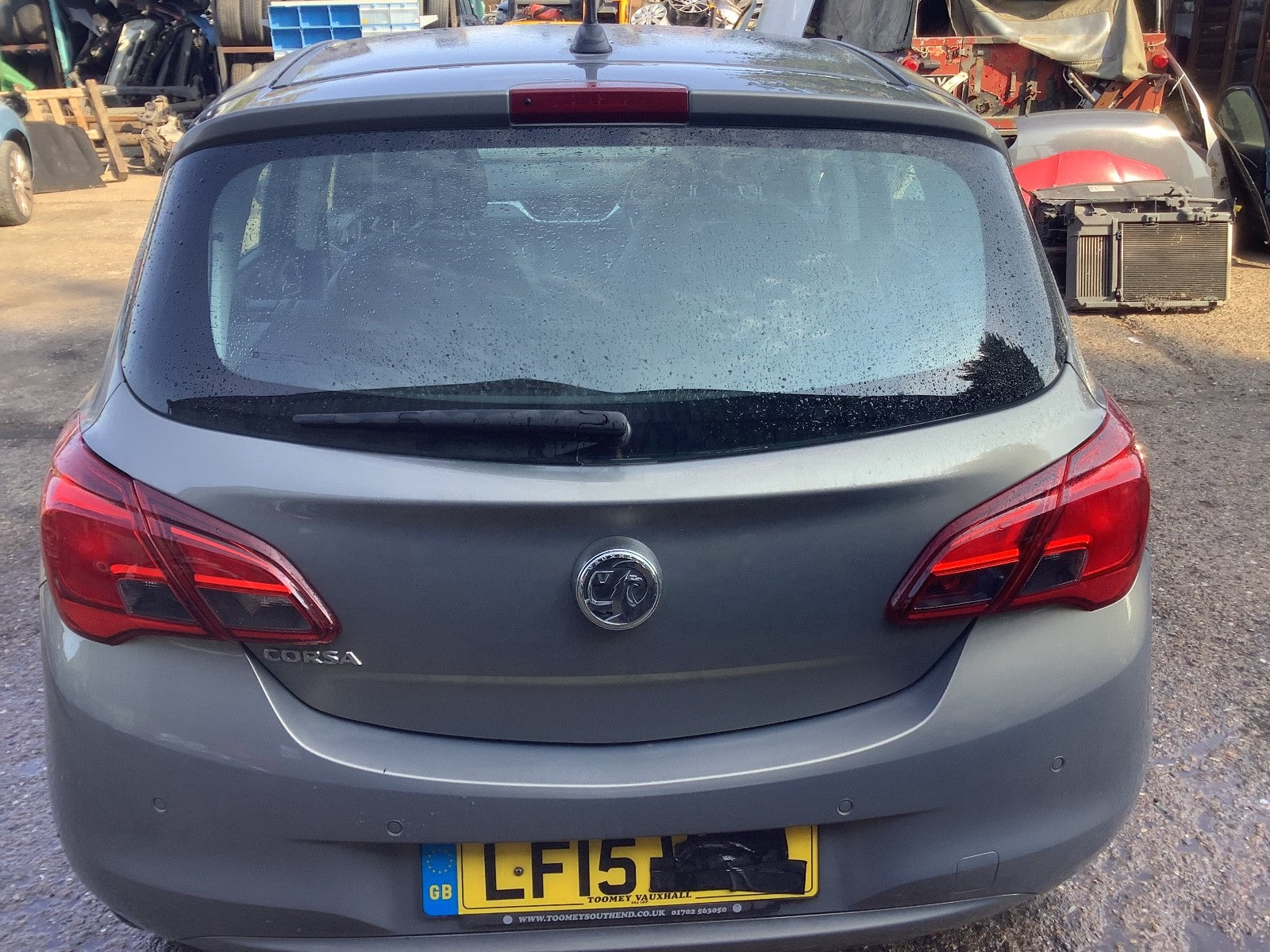 VAUXHALL CORSA E TAILGATE PEPPERDUST METALLIC Z40W 5 DOOR 2015 20190