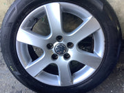 VOLKSWAGEN POLO 9N3 ALLOY WHEEL 15'' 6Q0601025R WITH TYRE 195X55X15 2005 20094