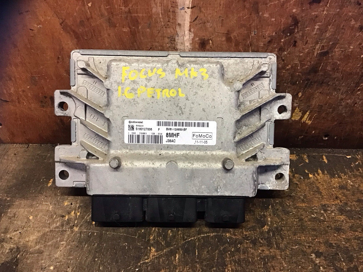 FORD FOCUS 1.6 PETROL ECU BV61 12A650 BF 2014 20183