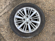 PEUGEOT 208 ALLOY WHEEL 16'' 9808137577 TYRE 195X55X15 2012 20190