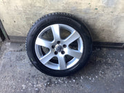 VOLKSWAGEN POLO 9N3 ALLOY WHEEL 15'' 6Q0601025R WITH TYRE 195X55X15 2005 20092