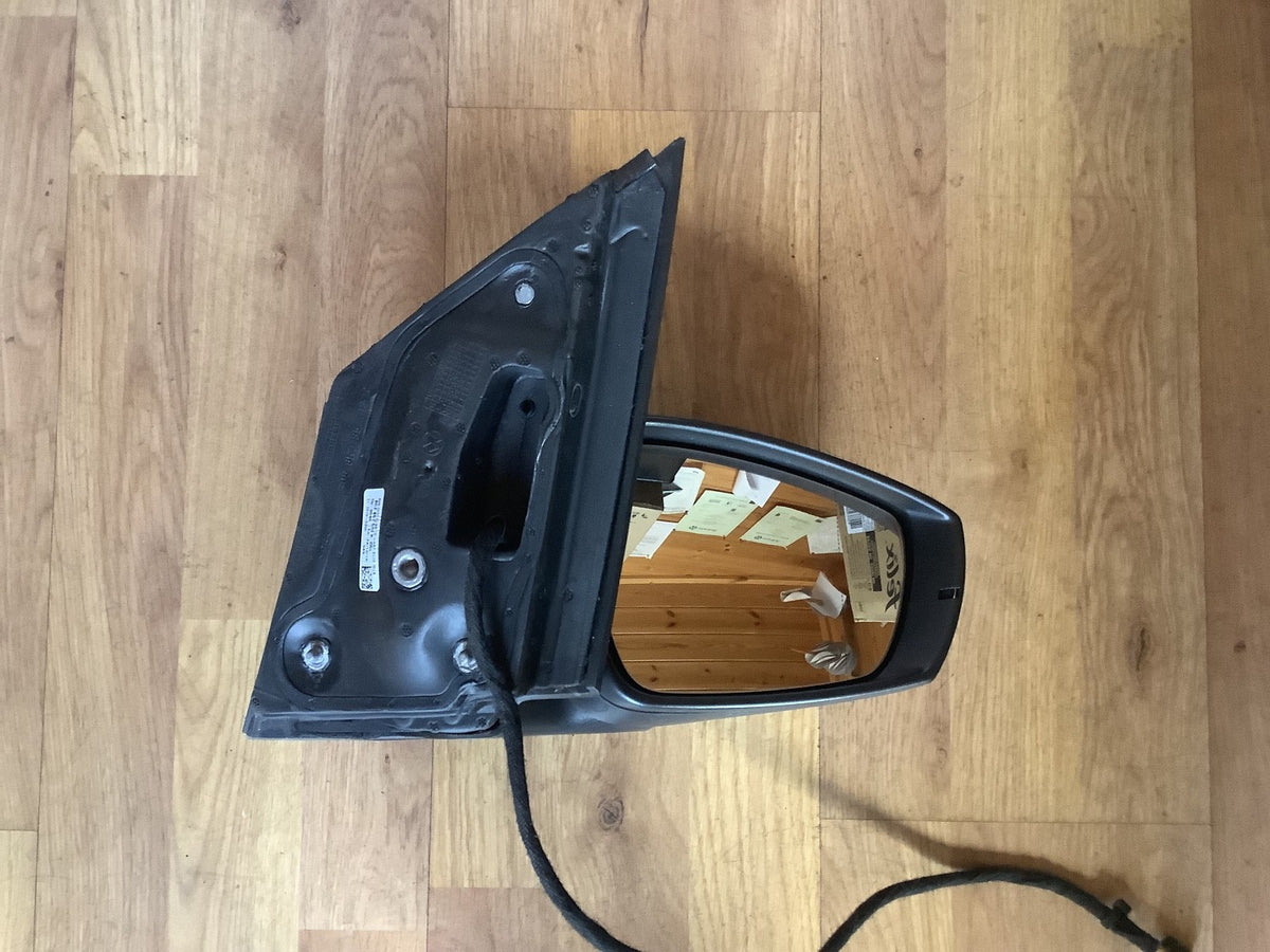 VOLKSWAGEN POLO 6C DRIVER SIDE O/S ELECTRIC DOOR MIRROR SILK BLUE LD5L 2014 20170