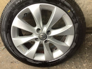 VAUXHALL CORSA D ALLOY WHEEL 16'' AND TYRE 195X55X16 13374019 2006 20143