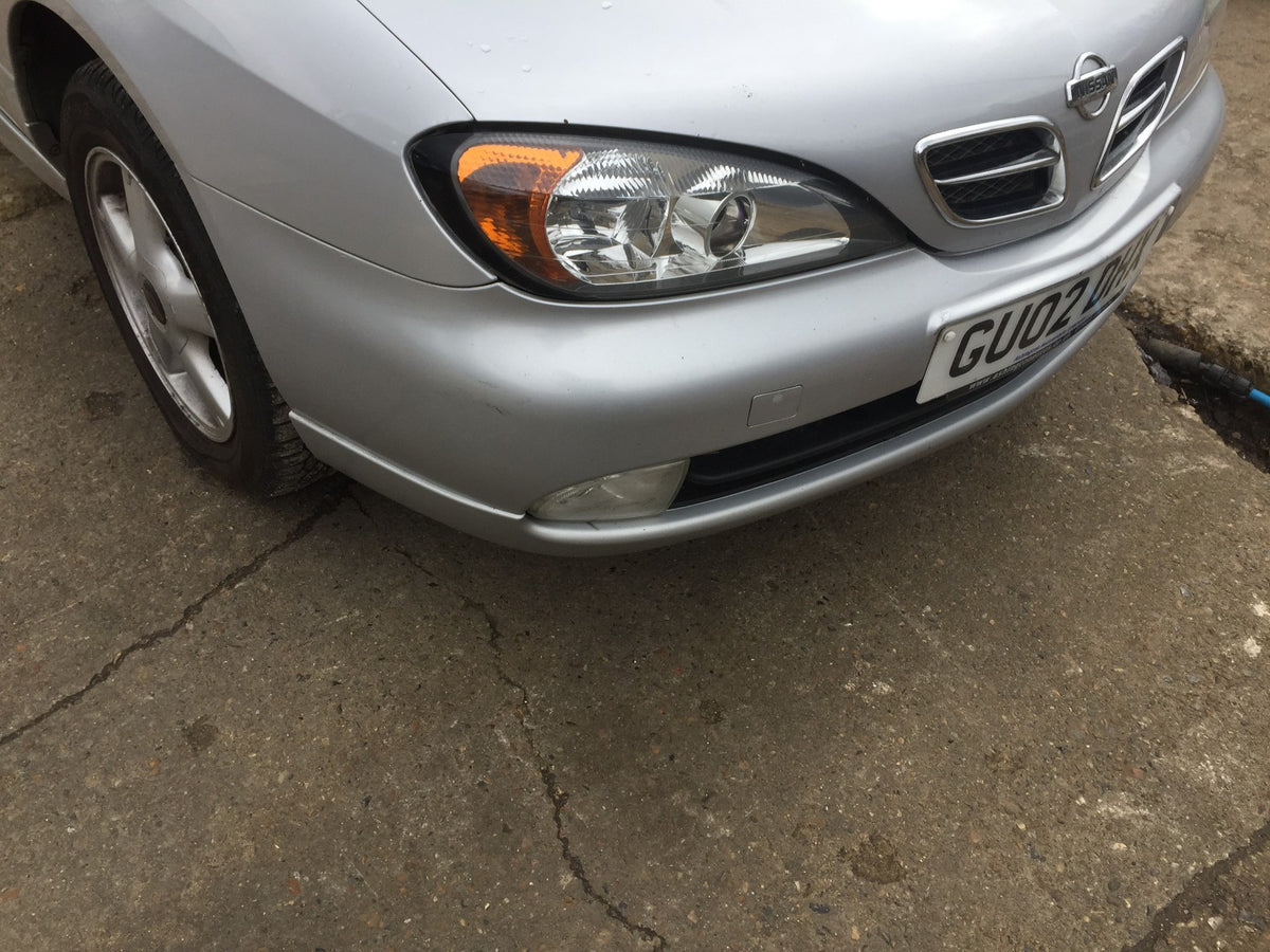NISSAN PRIMERA FRONT BUMPER IN SILVER 1999 20022