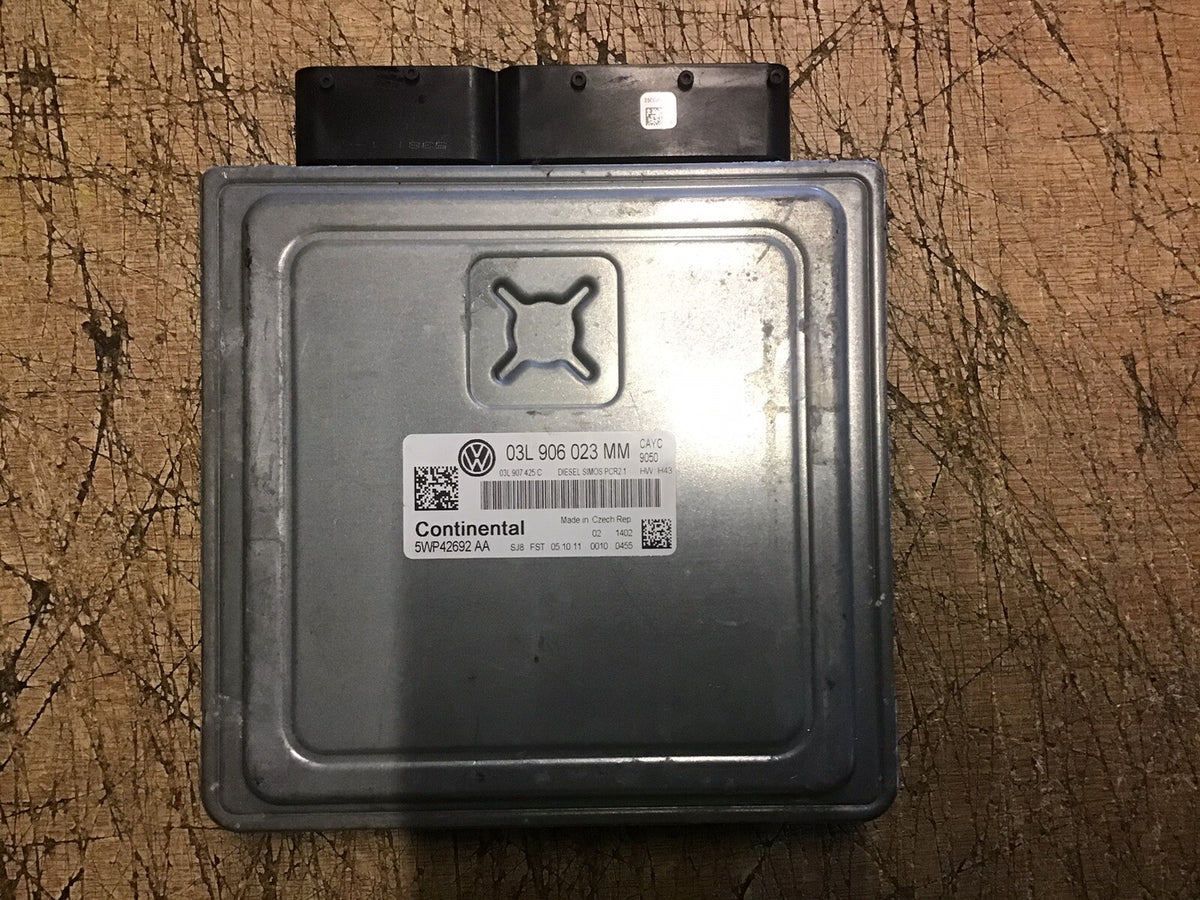 VOLKSWAGEN GOLF MK6 1.6 DIESEL ENGINE CONTROL UNIT ECU 03L906023MM CAY 2009 20122