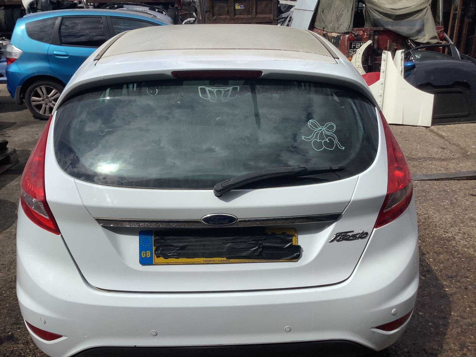 FORD FIESTA MK7 TAILGATE IN FROZEN WHITE 2009 20170