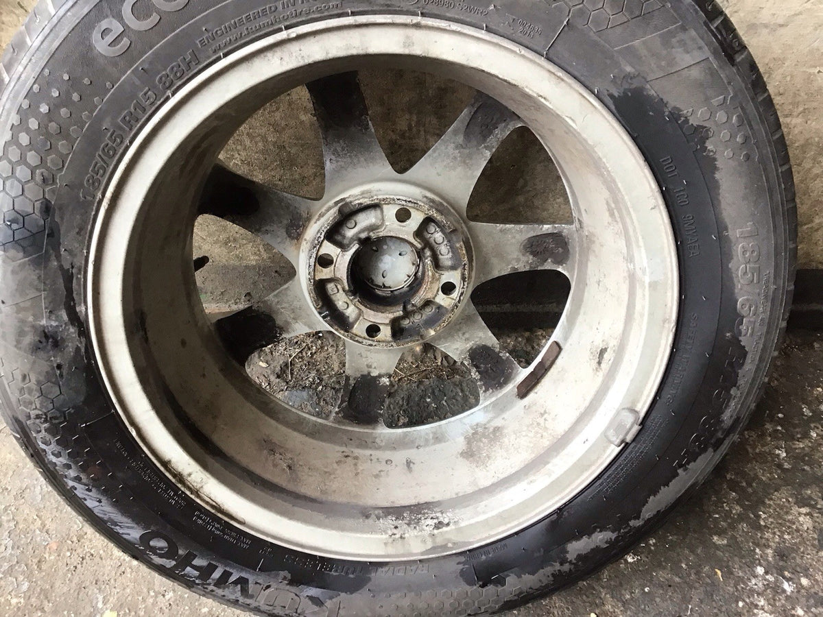 PEUGEOT 208 MK1 ALLOY WHEEL 15'' TYRE 185X65X15 9673773577 2012 20199