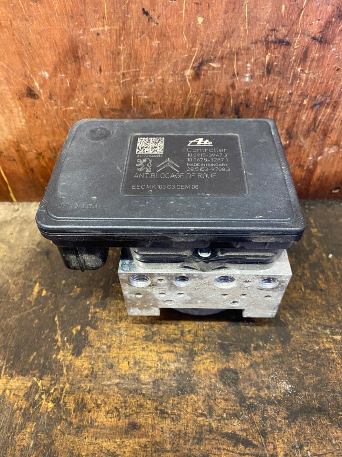 PEUGEOT 208 ABS PUMP MODULE 9817031680 10.0220 0881.4 2013 20197