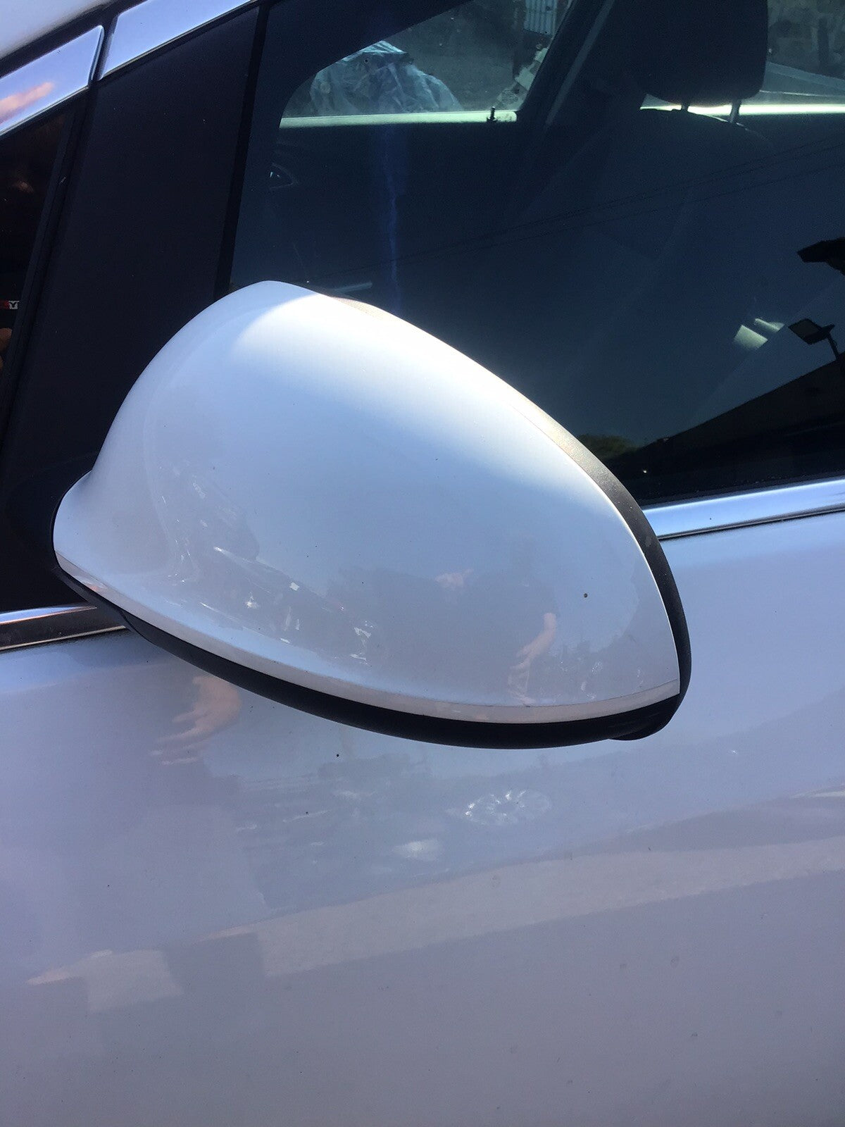 VAUXHALL ASTRA J PASSENGER'S SIDE N/S DOOR MIRROR SUMMIT WHITE Z40R 2010 20142