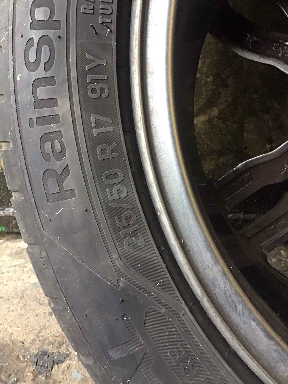 FORD FOCUS MK3.5 ALLOY WHEEL 17'' CM5J FB AND TYRE 215X50X17  2014 20189