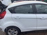 FORD FIESTA MK7 DRIVER'S SIDE O/S REAR  DOOR FROZEN WHITE 2008 20172