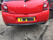 CITROEN DS3 REAR BUMPER ADEN RED PAINT CODE KKN 2010 20152