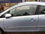 VAUXHALL CORSA D PASSENGER'S SIDE N/S FRONT DOOR AERO BLUE Z21C 3 DOOR 2006 20143