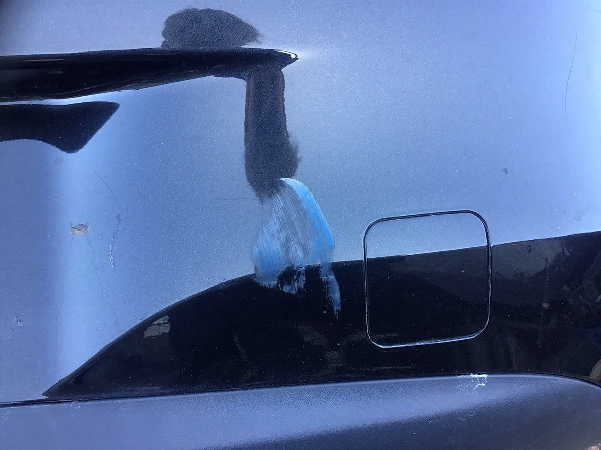 VAUXHALL CORSA E REAR BUMPER CARBON FLASH BLACK Z22C 3 DOOR DAMAGED 2015 20199