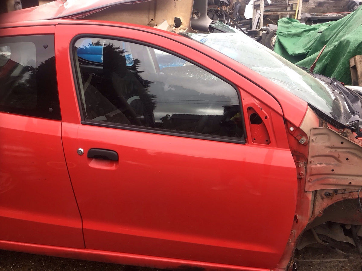 SUZUKI ALTO DRIVER'S SIDE O/S FRONT DOOR BRIGHT RED Z9T 2009 20145