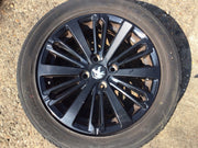 PEUGEOT 208 ALLOY WHEEL 16'' 9808137577 TYRE 195X55X15  2012 20193