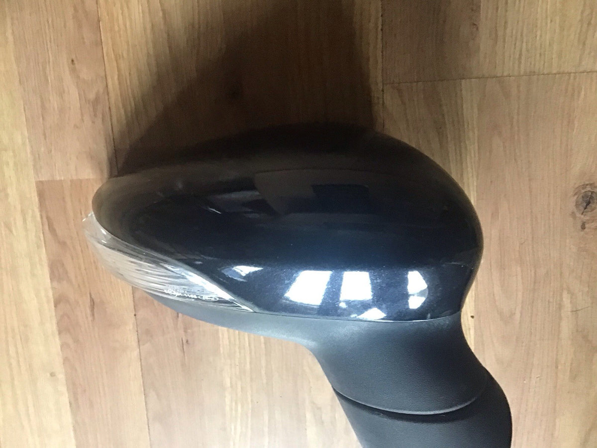 FORD FIESTA MK7 DRIVER'S  SIDE O/S DOOR MIRROR PANTHER BLACK METALLIC 2009 20124
