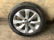 VAUXHALL CORSA D ALLOY WHEEL 16'' AND TYRE 195X55X16 13374019 2006 20140