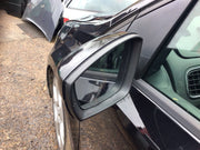 VOLKSWAGEN POLO 6R PASSENGERS SIDE N/S WING MIRROR BLACK PEARL LC9X  2009 20175