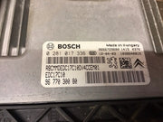 PEUGEOT 207 1.4 HDI ECU KIT 9677030080 BOSCH 0281017336 DIESEL 8HR 2009 20126